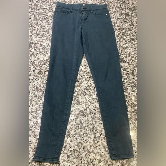 Topshop Denim - Topshop Women's High Rise Jeans in Dark Blue - Small